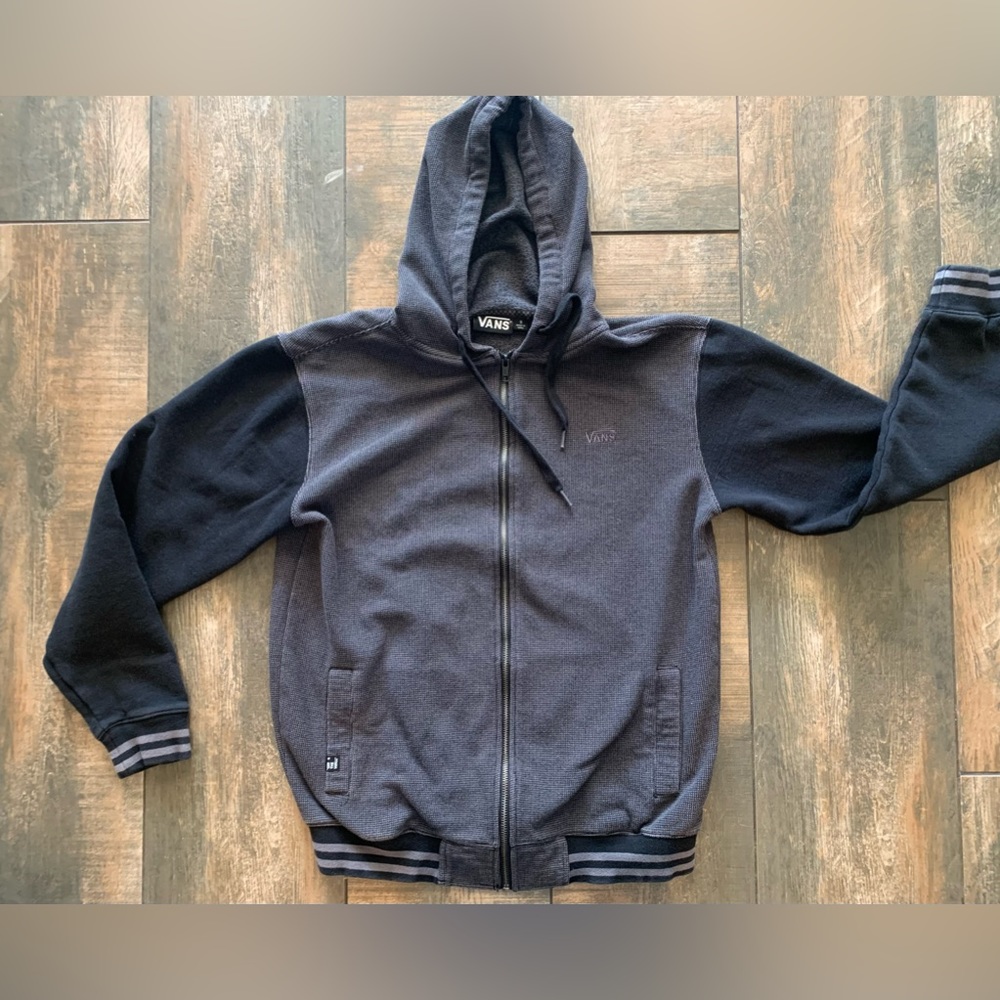 Vans, Men’s Small Full Zip Hoodie Sweatshirt Like New Retail $60